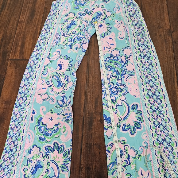 Lilly Pulitzer Pants - Lilly Pulitzer Bal Harbour Palazzo Pants Cumulus Blue Horizon Women's Sz XXS
